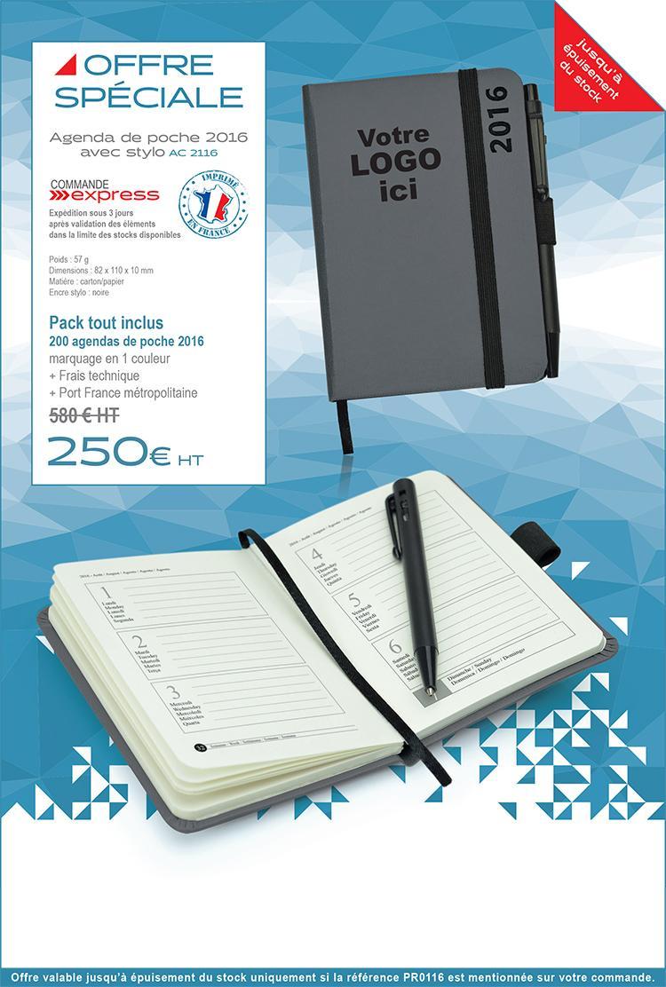 promo carnet stylo